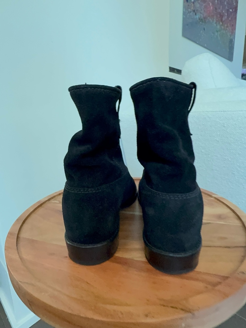 Isabel Marant Black Suede Ankle Booties - Picture 4 of 5